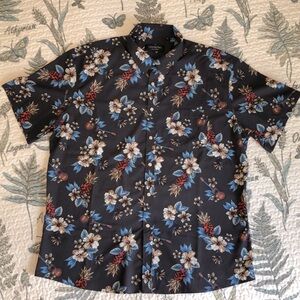 MENS Leisurely Pace XL tropical short sleeve shirt